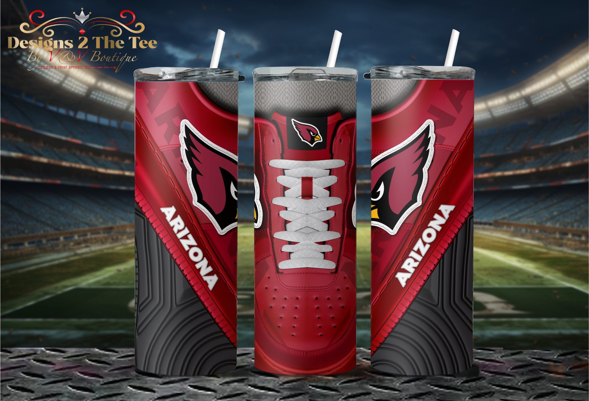 Arizona Cardinals Football Tumbler