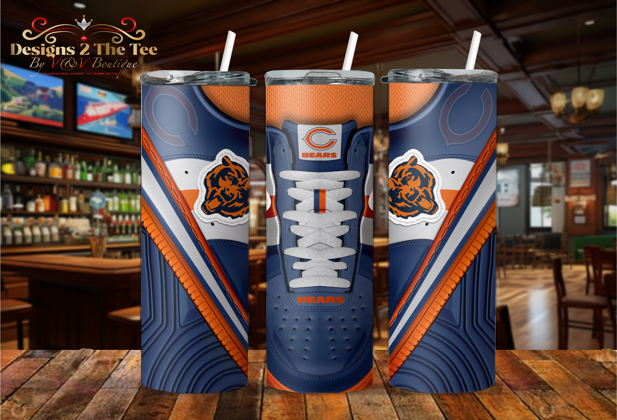 Chicago Bears Football Tumbler