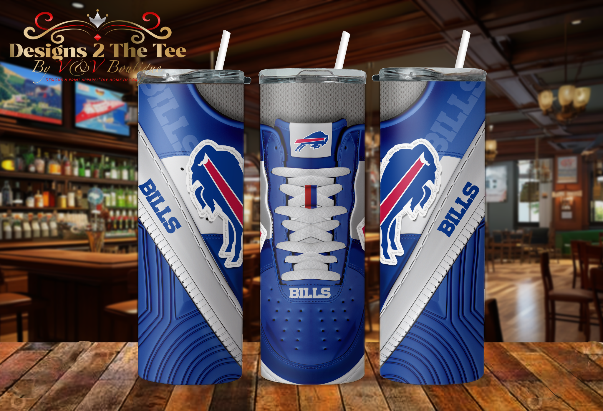 Buffalo Bills Football Tumbler