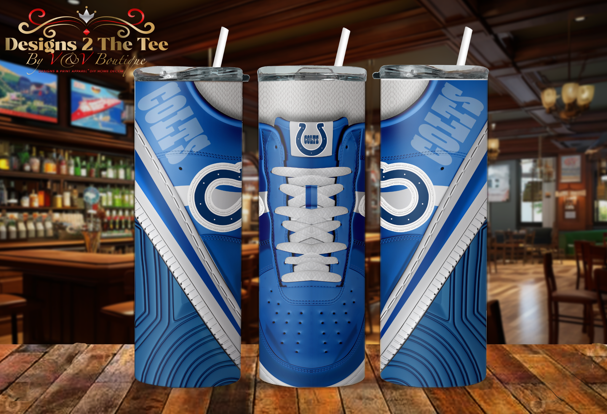 Indianapolis Colts Football Tumbler