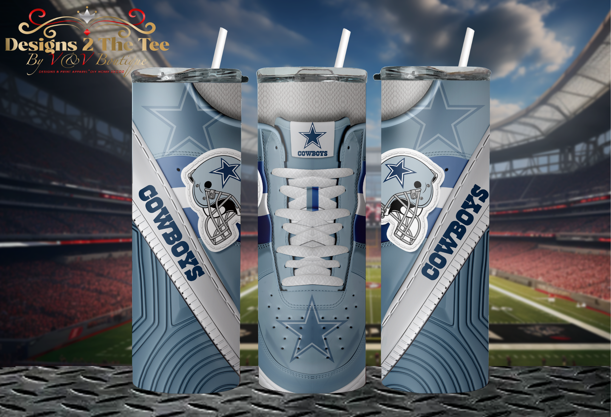 Dallas Cowboys Football Tumbler