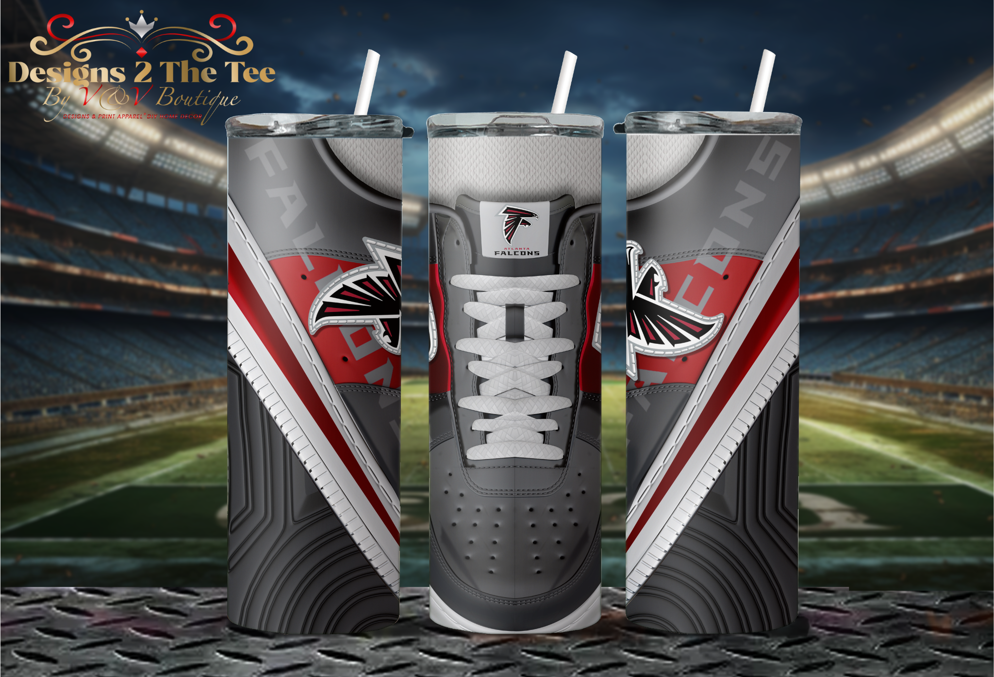 Atlanta Falcons Football Tumbler