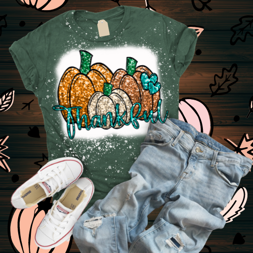 Faux Bling Thankful T-Shirt