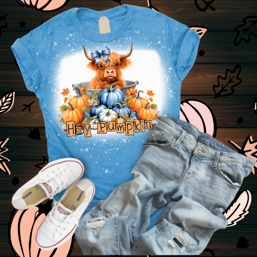 Hey Pumpkin Highland Cow T-Shirt