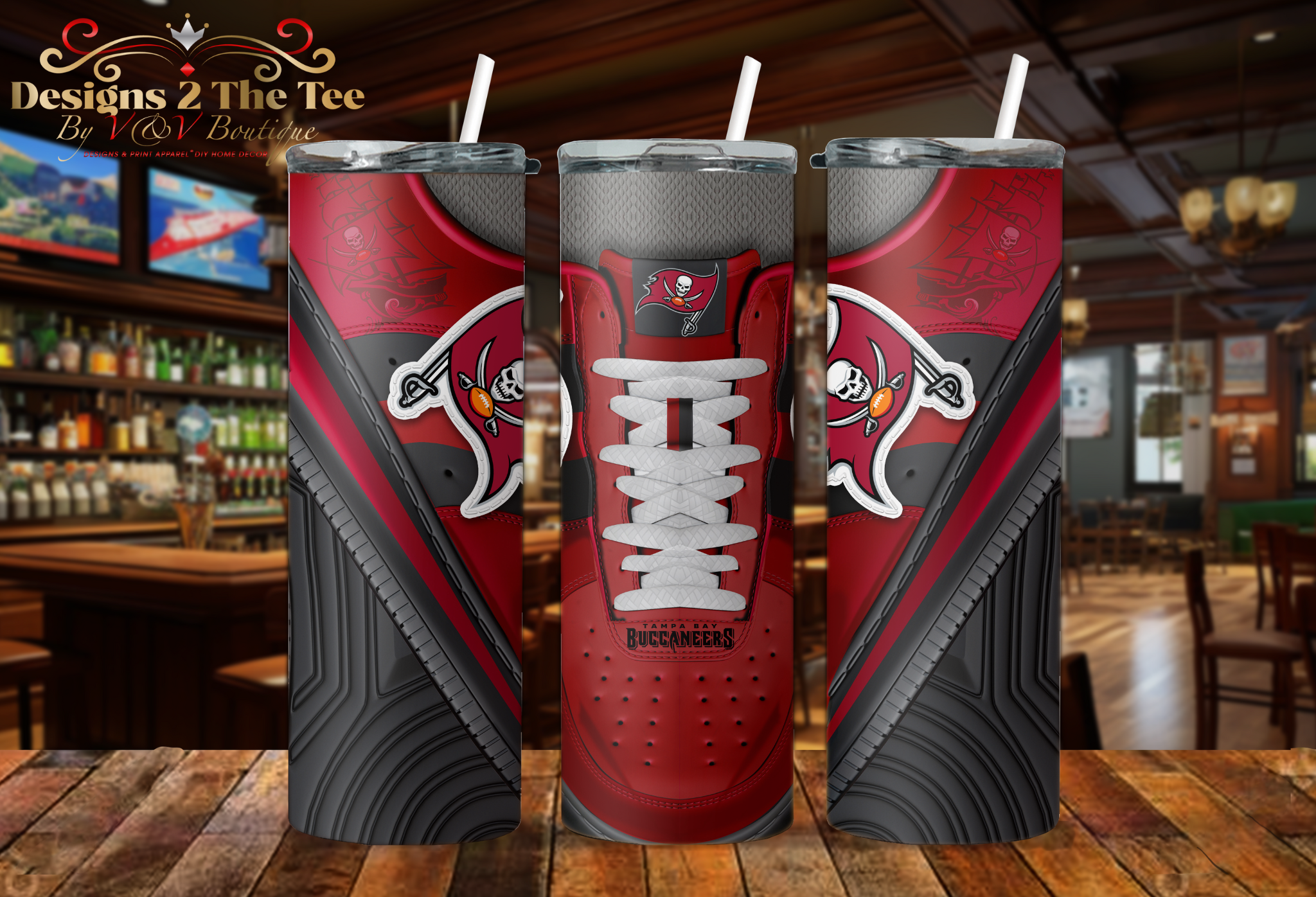 Tampa Bay Buccaneers Football Tumbler