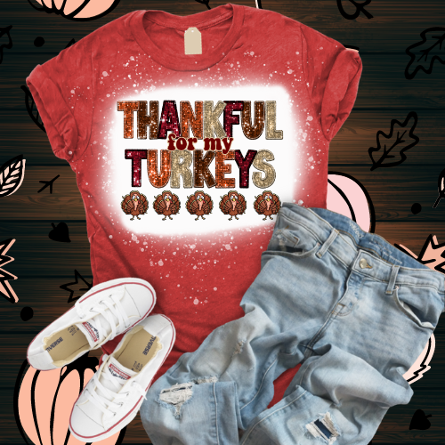 Thankful For My Turkeys T-Short