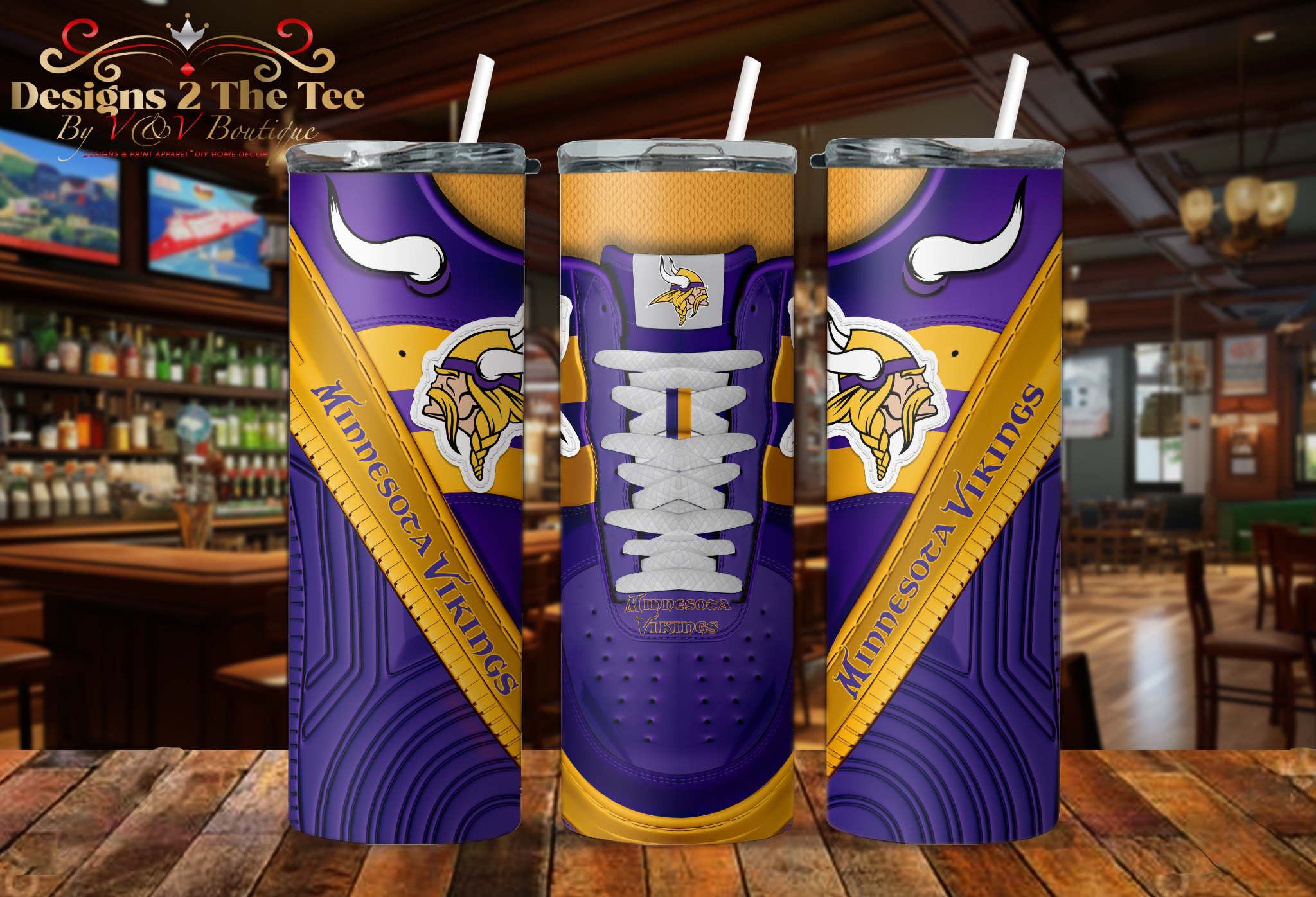 Minnesota Vikings Football Tumbler